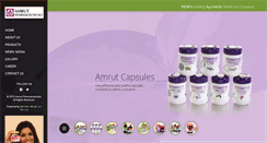 Desktop Screenshot of amrutpharma.com